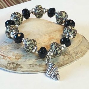 Polymer beads bracelet